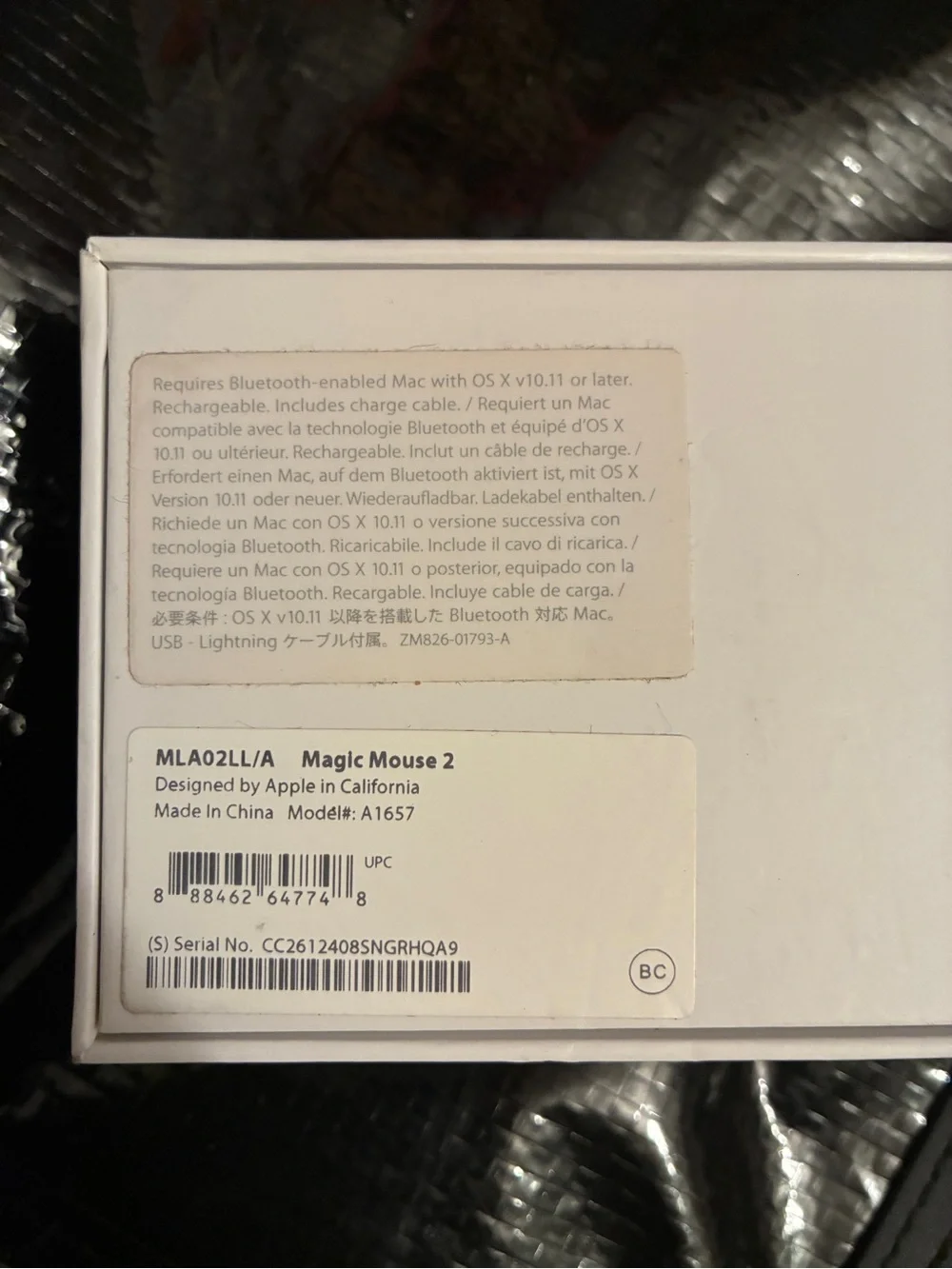 Apple Magic Mouse 2 White - New in Box